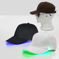 High Quality Wholesale 6-Panel LED Lighted Baseball Cap Unisex Cotton Party Hat Festival Club Stage Rave Fishing Glow Party