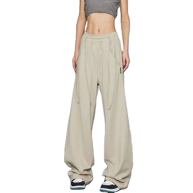 Wide Leg Men's Sweat Pants Custom Summer New Pattern Mop Pants Casual Wear