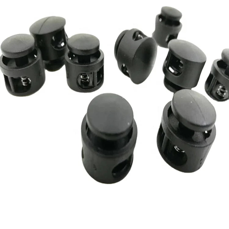 Wholesale Cord Lock Stopper Double Hole Rope Stoppers Toggle for Hats Clothes Shoes