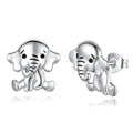 2024 Back to School Jewelry 925 Sterling Silver Cute Animal Elephant Stud Earrings for Women Kids