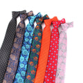 Blue Floral Microbier Neckties Ties for Men Silk Ties 8cm Business Paisley Neck Ties for Men Silk