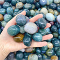 Hot Sale Natural Healing Natural Ocean Jasper Tumbled Stones Polished Crystal Gravel for Decoration