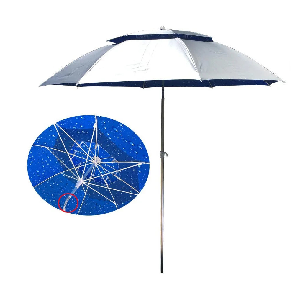40 Inch UV protection Fishing Umbrella with Tilt