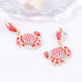 Polymer Clay Handmade Women Bear Imitation Pearl Charm Earrings-Trendy 18K Gold Plated Zinc Alloy