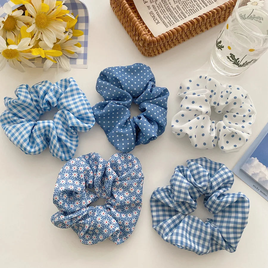 Oversized  Women Scrunchie Elastic Hair Bands Girls Headwear Donut Grip Loop Ponytail Holder