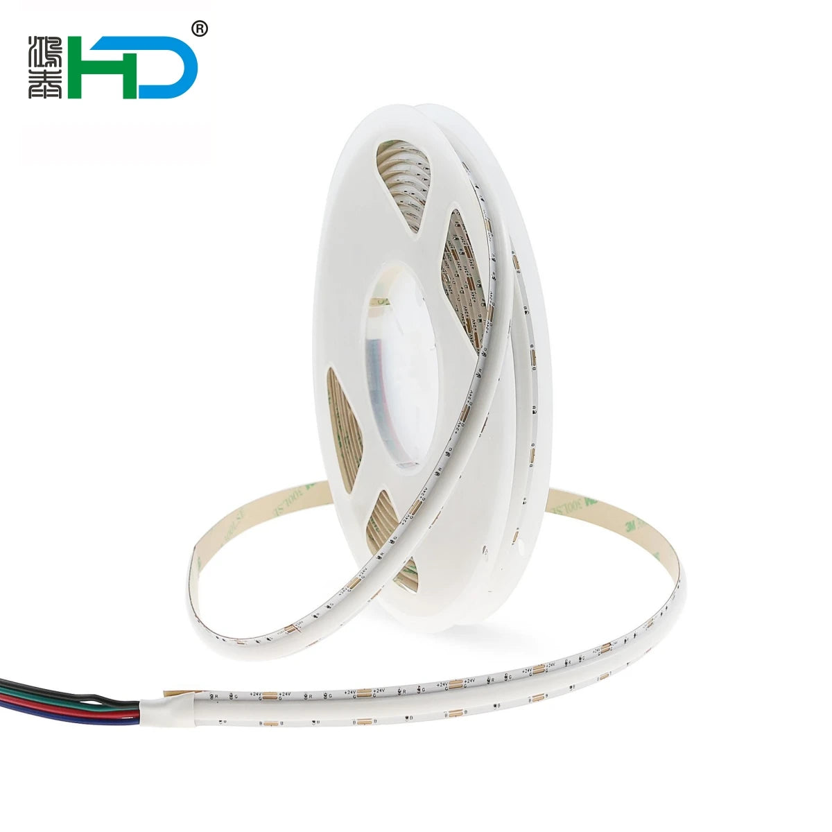 COB RGBWW RGBIC Addressable LED Strip Lighting Set with 8mm PCB NFC Enabled for Landscape Decoration