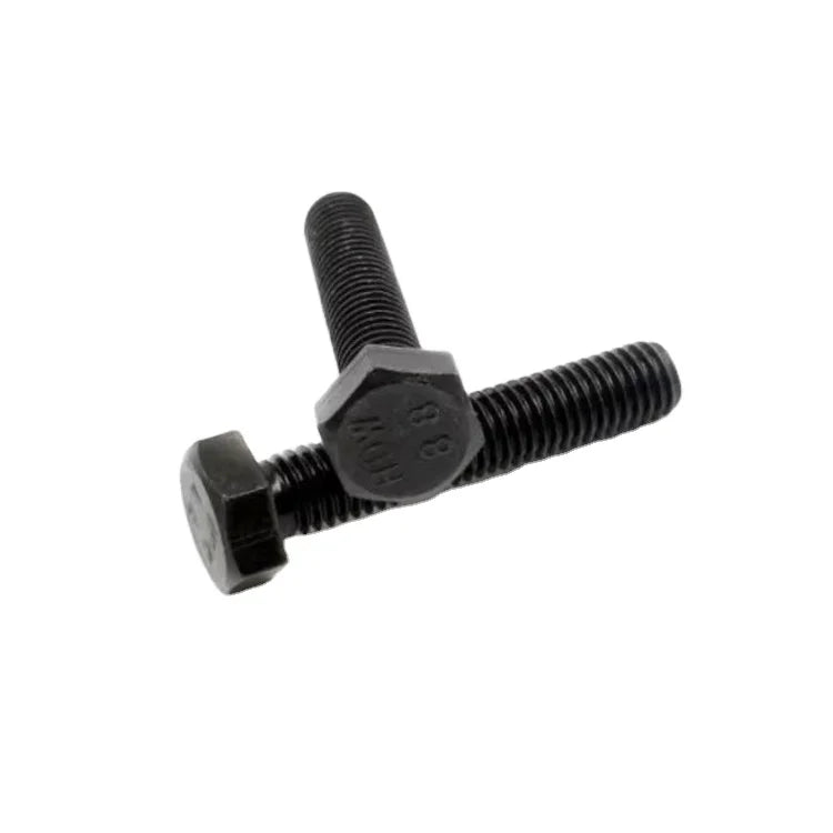 M10 M12 M14 Black Grade 12.9 Alloy Steel Full Thread GB5783 External Hex Hexagon Head Cap Screw Bolt