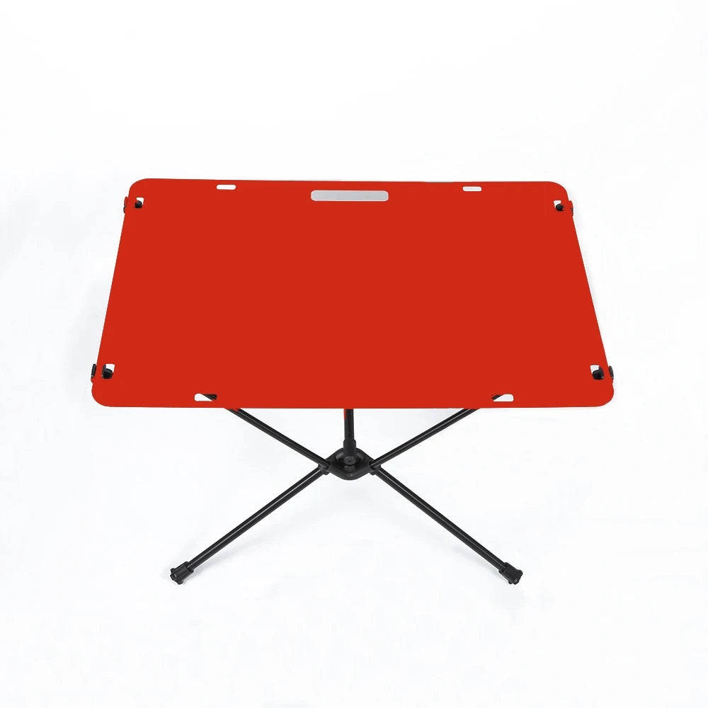 Modern Outdoor Portable Aluminum Alloy Folding Camping Table with Pocket Design for Hiking and Outdoor Furniture