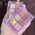 Wholesale 6 Pan Eye Shadow Loose Pigments Powder Plastic Eyeshadow Palette Custom Matte Eyeshadow Vegan