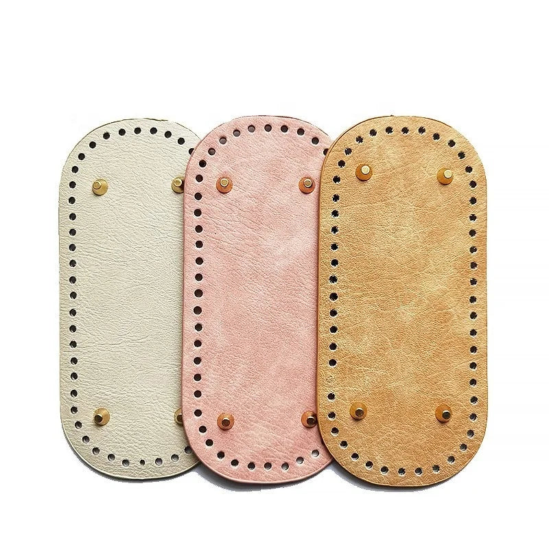 TANAI Wholesale New Arrival Customize Bottom Base PU Leather for Handbag  Hardware Accessories