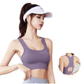 Women's High Support Yoga Sports Bra Tank Active Wear Reversible Print Breathable Lightweight Seamless Plus Size Four-Way