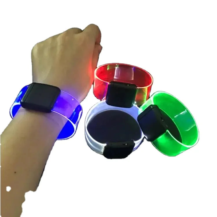Armband Luminous Wristband Reflective Flashing Strips Ankle Glow Bracelet Safety Light for Night Sports Jogging Walking Biking