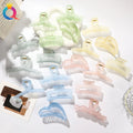 QIYUE Opaque Matte Hair Claw Clip Solid Color Hair Claw Clamp Woman Hair Bun Holder