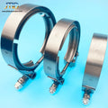 JTLD 2.5" V Band Clamp 2 1/2 Stainless Steel Exhaust Flange Clamp Quick-release Male Female