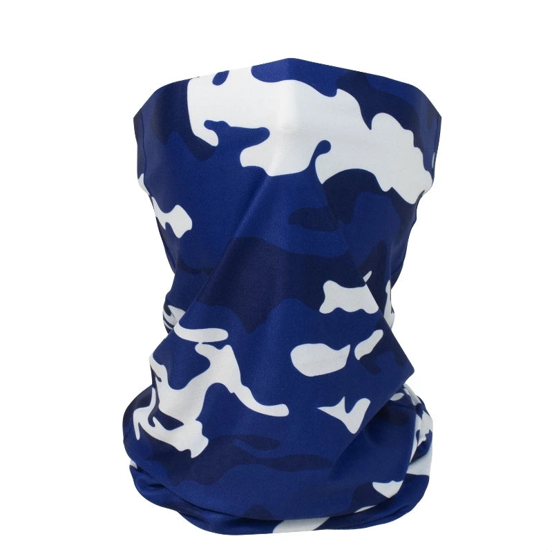 Multifunctional Glacier Bandanas Fashion Milk Silk Seamless Neck Gaiter Patch Headband Wristband Headscarf Moisture-Wicking Dust