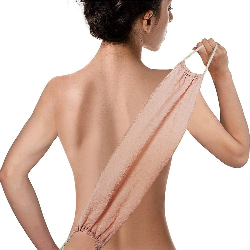 100% Viscose Body Scrubber Single Side Scrubbing Back Massage Exfoliating Back Scrubber