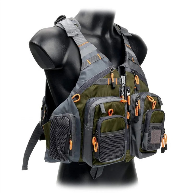 Adult Adjustable PVC Foam Buoyancy Aid Swimming Boating Sailing Vest Preservers Kayak Fishing Life Jacket 0.7KG