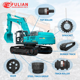 Bulldozer Undercarriage Spare Parts 400 SK200 EX 70 U10-3 60 EX60 Track Bottom Roller for Excavator Parts