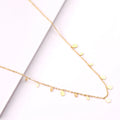 New Fashion Wholesale Price 18k Gold PlatedJewelry Minimalist Pendant Necklace Stainless Steel Link Chain Necklace for Women