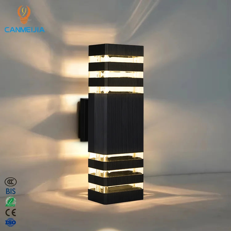 Waterproof Outdoor Square up and Down Lights Surface Mounted Wall Lights for Home Porch Garage/LED Wall Light/Wall Lamps