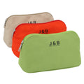 Skincare brush label case Organizer Bag Custom Logo Printed Polyester 600D Maquillage Cosmetic Gift Zipper Pouch Giveaways