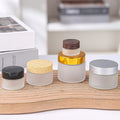 Empty Sun Hand Cream Bottle Skincare Packaging Cosmetic Face Cream Frost Glass Jar
