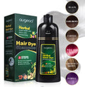In Stock Hot Sales Augeas 3 in 1 Cover Gray Hair Herbal Wholesale Black Hair Dye Shampoo
