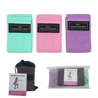 Fitness Strength Training Exercise Workout Fabric Long Resistance Bands Super Bands
