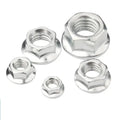Best Price SS304 Hex Lock M8 ANSI B18 2 Head Weld Self Locking Hexagon Flange Nut Din 6923