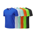 Polyester Fabric O-Neck Apparel Stock Outdoor Clothing 150g Quick Dry Sport Men T Shirt Breathable Short Sleeve Blank T Shirt