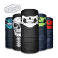 Wholesale Custom Logo High Elastic Ghost Head Printing Bandana Skull Print Breathable Face Cover Windproof Bandana
