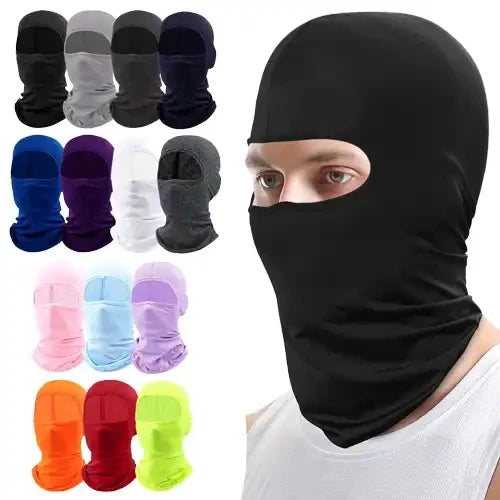 Full Face Cover Balaclava Hat Tactical Winter Ski Cycling Sun Protection Scarf Warm Face Masks