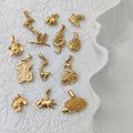 Highly Favored Waterproof Stainless Steel 18K Gold Plated Trendy Animal Pendant for Necklace Jewelry Making MSPC007