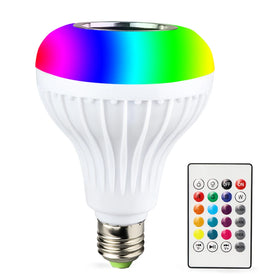 Smart Music Bulb LED Bulb Speaker Led Music Wireless E27 Remote Control 12W Rgb Bulb Light