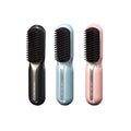 Wireless 2-in-1 Hot Comb Rechargeable Heat Hair Straightener Comb Cordless Portable Mini Hair Straightening Brush Negative Ion