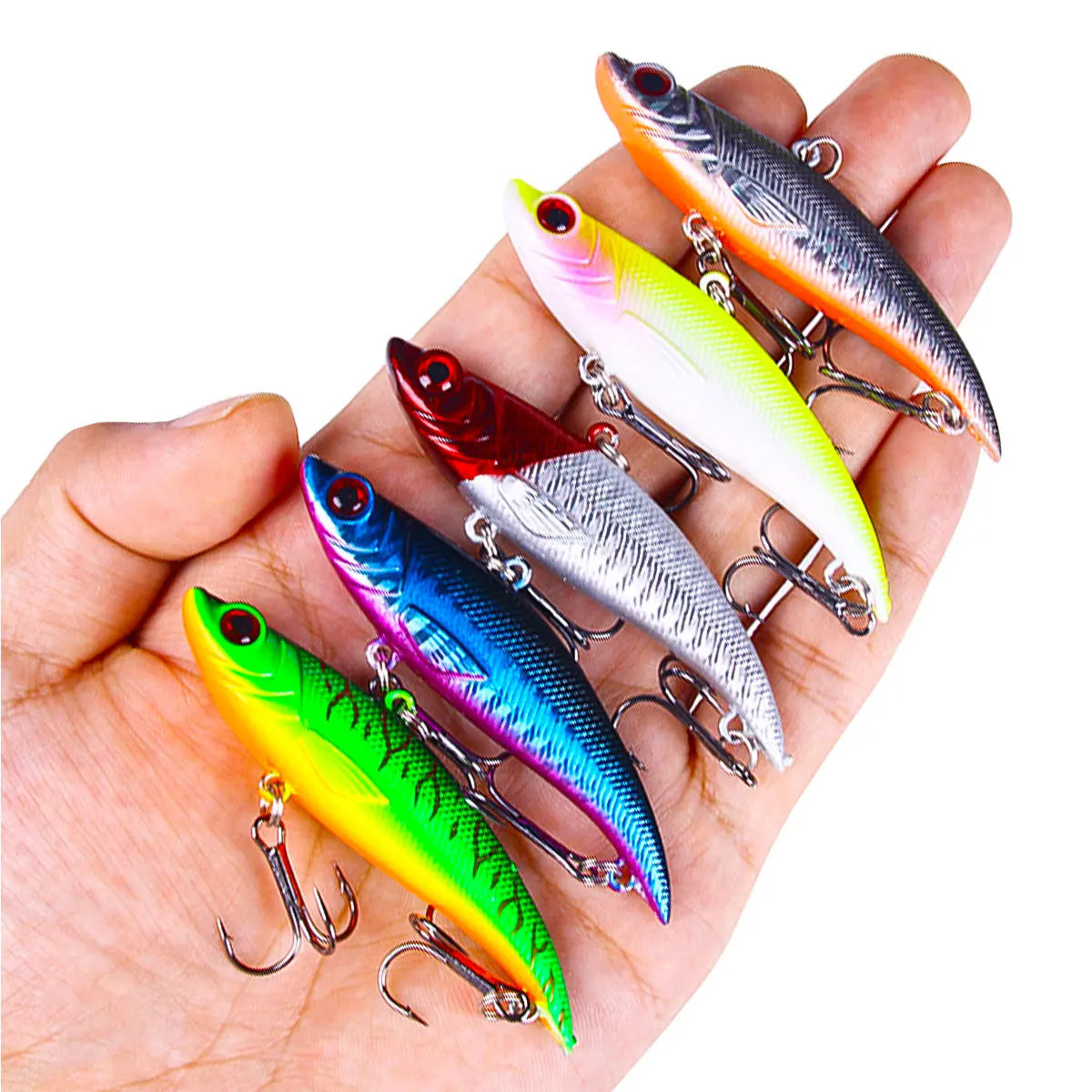 Crankbait Sinking VIB Lure Vibration Hard Plastic Bait Winter Ice Lure Fishing