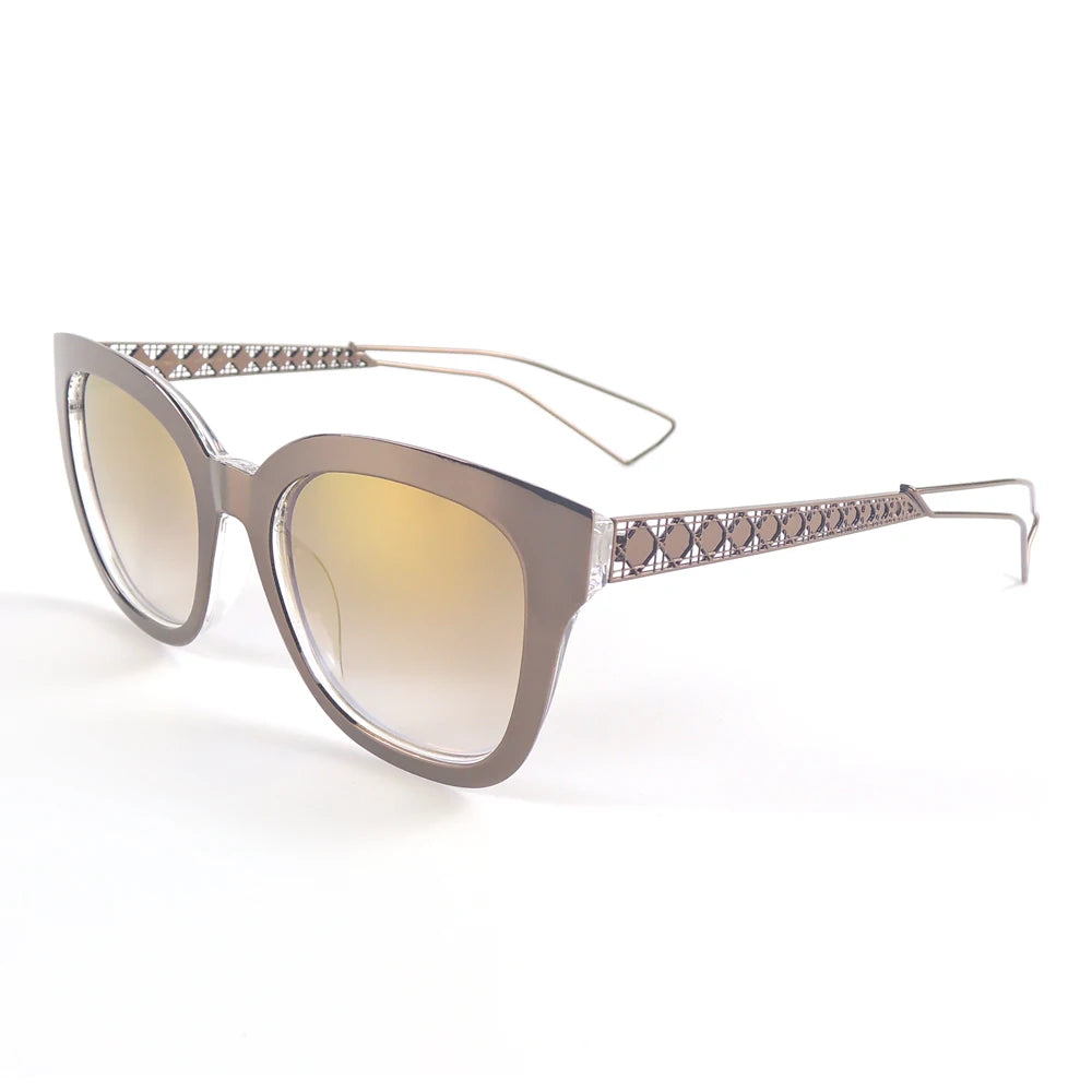 Benyi Custom Logo Luxury Men Women Square Cat Eye Sunglasses Mazzucchelli Handmade Acetate Full Rim Frames Designer Shades
