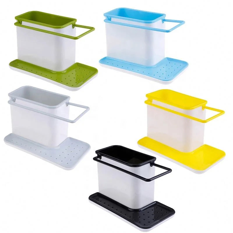 1PC Creative Plastic Shelves Multifunctional Separated Kitchen Storage Organizer Finishing Shelf Bathroom Storaging Tool