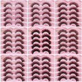 Abestyou 5pairs Fluffy Eyelashes Vendor 6d Faux Mink Lashes Natural Cut Thin D Curl Spikes Eyelash with Private Custom Packaging