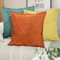 Fall Cushion Cover Nordic Orange Cushion Cover Velvet Throw Pillow Cover