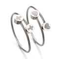 Best Selling 18 k Gold Plating Cross Ladies Wire Bangles Heart Bracelet
