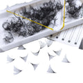 12D Premade Volume Fan Eyelash Extension Stock 10mm Pointy Stem Russian Wispy 0.03 0.05 0.07 C D CC Loose 10D Handmade Lashes