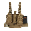 Durable 500D Nylon Drop Leg Panel Utility Rig Tactical Drop Leg Holster Platform for Hunting
