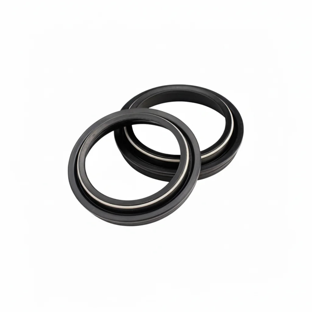 Centauro Pair of Fork Dust Seal Covers Compatible with Husqvarna WR 125 09-13 for NOK
