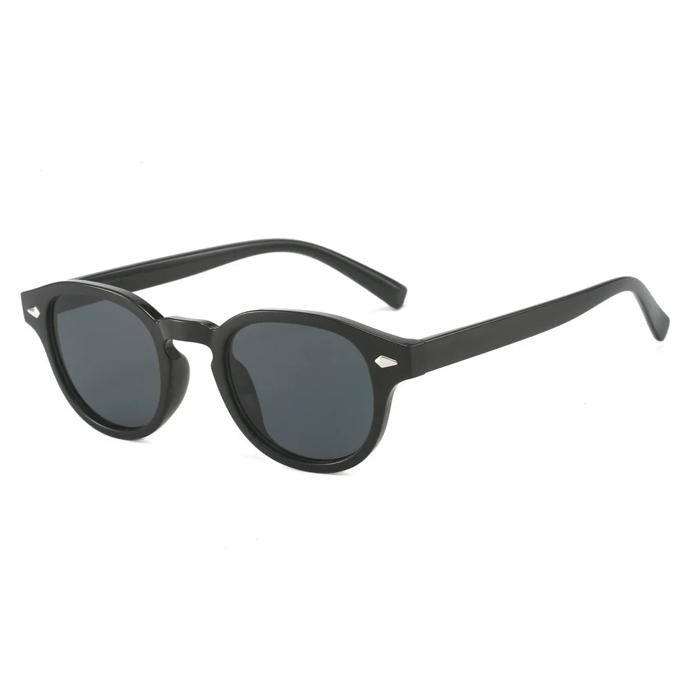 SPARLOO  50223 2024 Retro Sunglasses Men Unisex Small Frame Leopard Print Fashion Eyes PC Frame Customize Logo Promotion