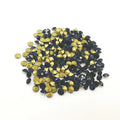 Factory Wholesale Round Shape Flat Back Rhinestones Multi-faceted Glass Crystal for Nail Art Accessories Shining Crystal