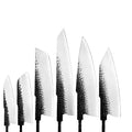 Grandsharp DIY AUS10 3layer Steel Blank Blade Kitchen Knives Sharp Tools Chef Santoku Utility Nakiri Kiritsuke Without Handle
