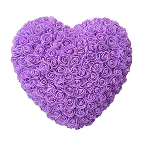Handmade Heart Shaped Rose Flower Artificial Rose Flowers DIY Decorative for Valentines DayChristmas Birthdays Gifts