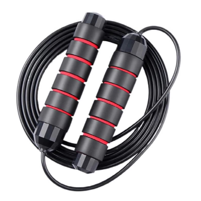 CW JPR004  Adjustable Cardio Workout Jump Rope Speed Jumping Rope Fitness Jump Rope for Men Women and Kids