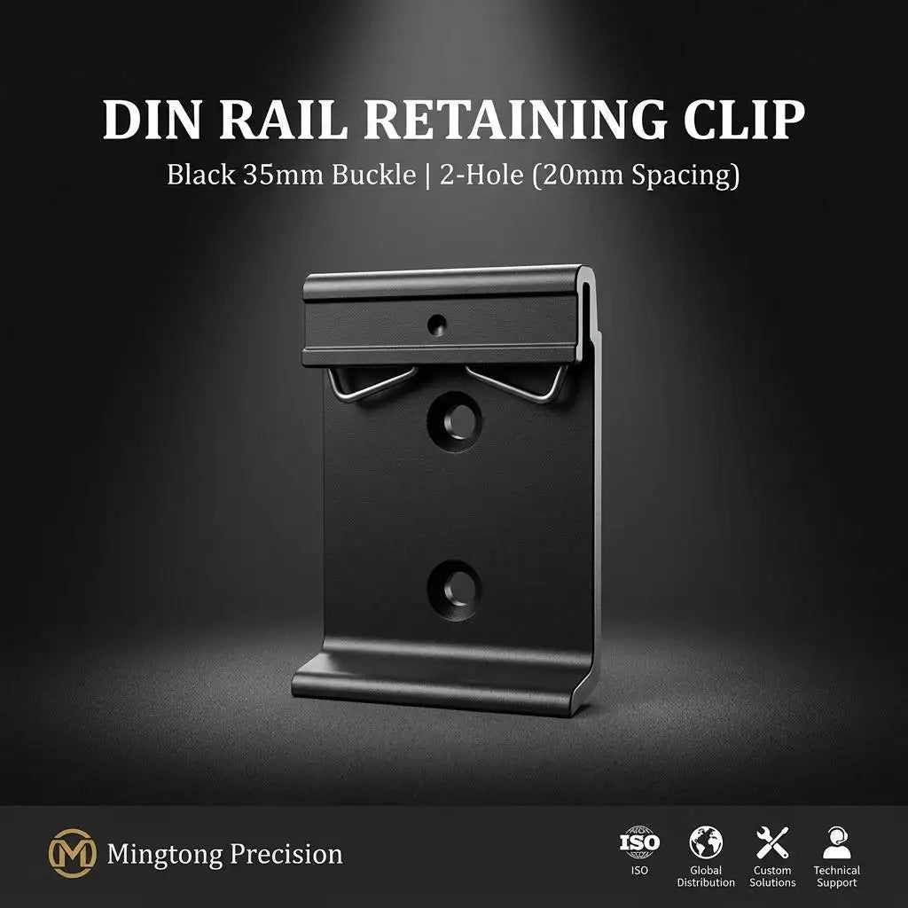 Quick DIN35mm Guide Rail Clip Snap Hook Type Buckle OEM Customizable Rail Mounting Clip for Easy Installation